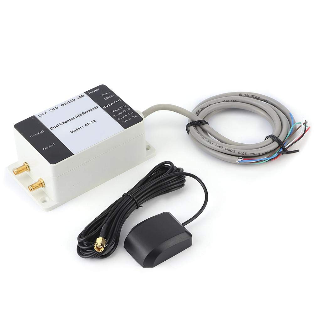 Receptor GPS AIS Marin, Receptor AIS USB pentru Barcă cu Canal Dual, Receptor AIS NMEA Integrat