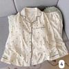 Women's Cloud Cotton Long Sleeve Pajamas - Sweet Cartoon Design for Spring & Autumn, Versatile for Home or Out
