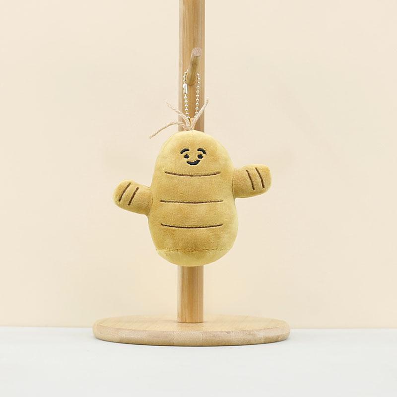 

Banana Colorful Plush And Mushroom Ginger Pendant Lovely Cartoon Decoration Accessory Ginger