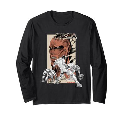 Colossal Titan Attack On Titan Long Sleeve [Completion Commemoration] T-Shirt