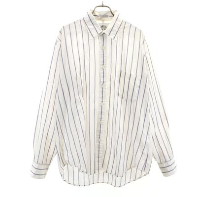 Mens Wear International 80s 90s Old Striped Pattern Long Sleeve Shirt Men's Used