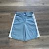 Vintage Streetwear Wide Leg Straight Cut Jeans Pants With Striped Detail Loose Fit Casual Trousers Women