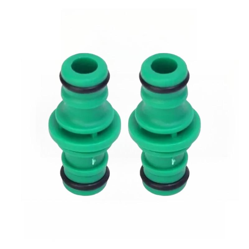 Double Plug Hose Connector Extender for Car Washing Garden Pipe Connecting Quick Joint Irrigation Watering Plumbing Fitting
