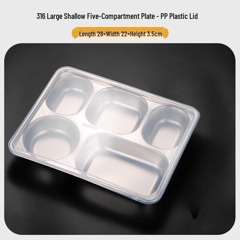 

Stainless Steel Divided Meal Tray