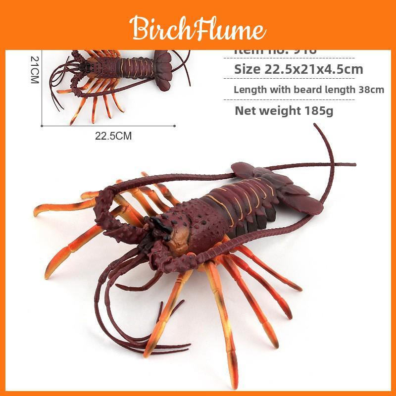 Pvc Childrens Marine Animal Model With Realistic Lobster Design For Educational Decor