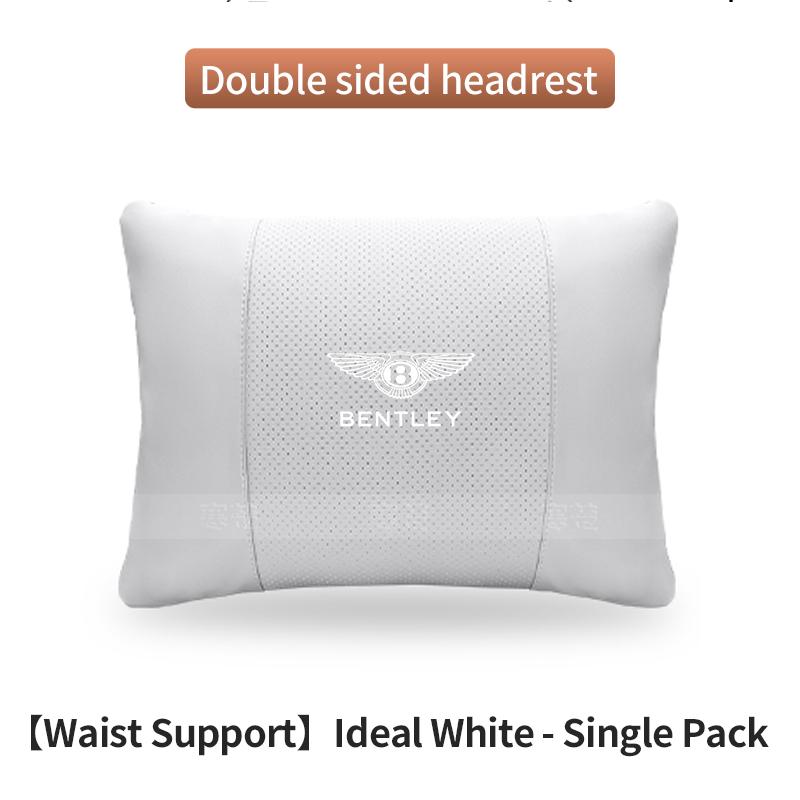 For Bentley Continental GT MULLINER Bentayga Flying Hurtling Spurlogo Car Headrest Neck Support Lumbar Cushion Soft Neck Pillow