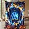 Olympique Lyonnais FC Soft Flannel Fleece Blanket Lightweight Cozy Warm Throw Blanket For Sofa Bed Home Decor