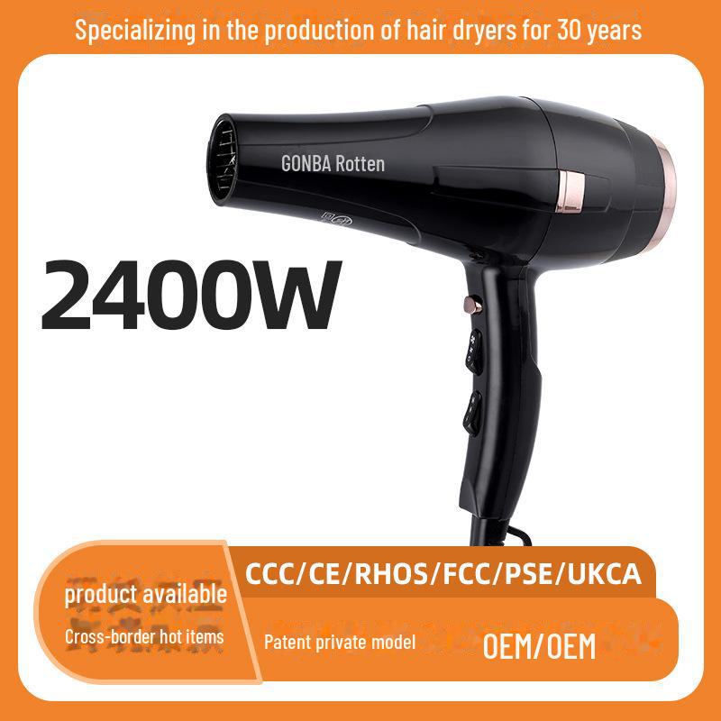

Ion Hair Dryer: High-Power, Salon-Quality, for Household Use 7022, 1000W белый