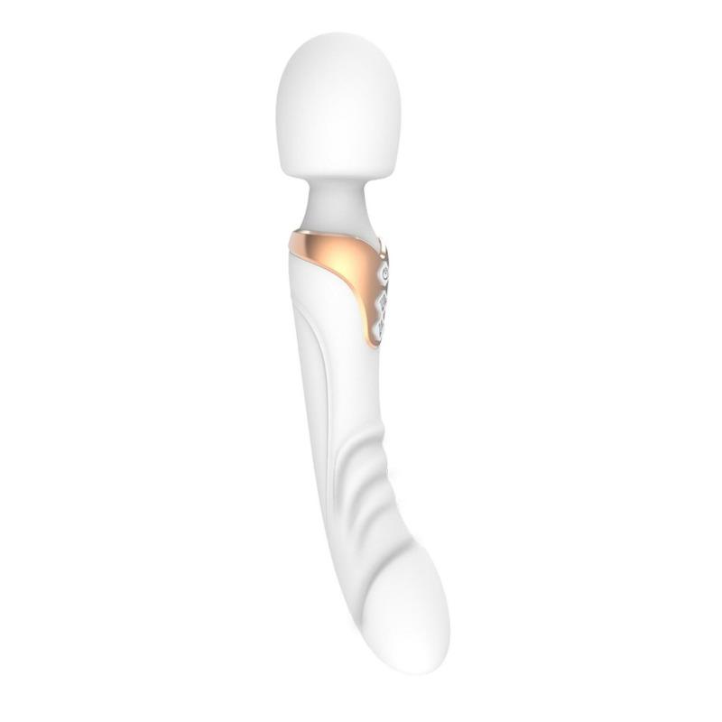 Dual Head Vibrator Clitoris G-spot Dildo Vibrator Clit Vagina Nipple Anal Stimulation Massager Rechargeable Waterproof Adult Sex Toys for Women
