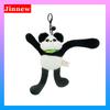 Keychain Fat Panda Theme Pull Type Shoulder Bag Massage Hammer Design Gift For