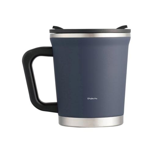 Thermo Mug "I'M DORAEMON" Stainless Steel Mug with Lid/Double Mug, 300ml, Navy, Doraemon IDDM18NV