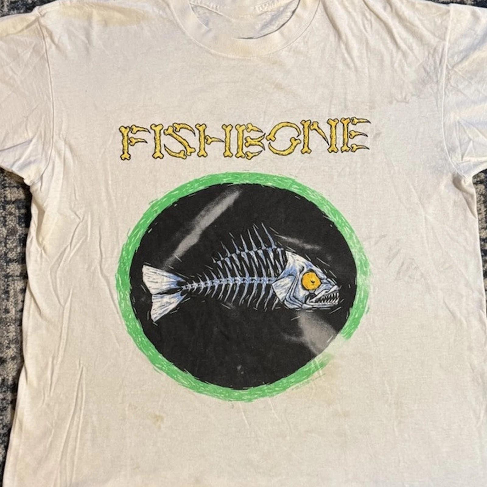 Rare Fishbone Band SWIM Unisex Men S-235XL TU61 XXL