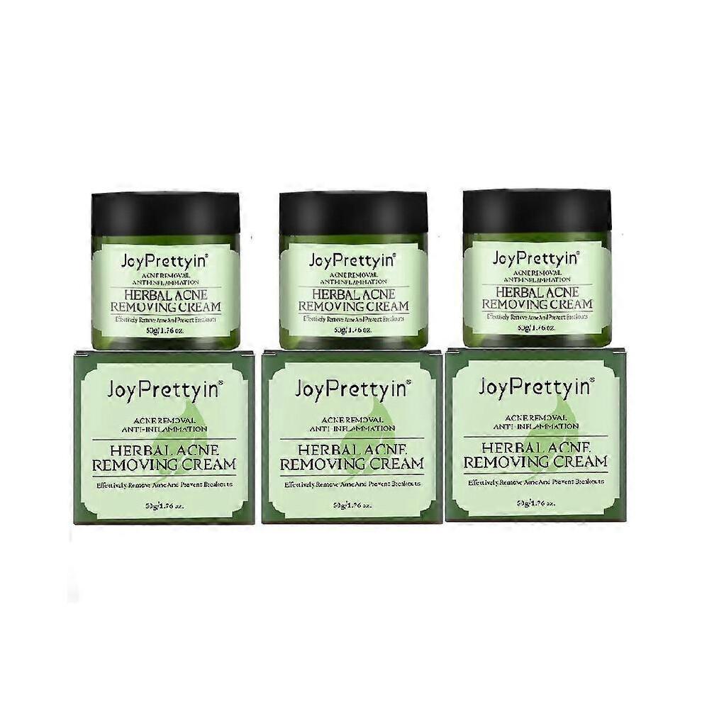 3PCS New Tea Tree Acne Removing Cream, Oil Control And Cleaning Plant Cream, Lightening Acne Traces, Herbal Acne Removing Cream