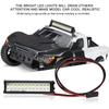 55mm RC Crawler LED Light Bar LEDs Lamp 1:10 RC Car Part for TRX4 90046 90048 SCX10
