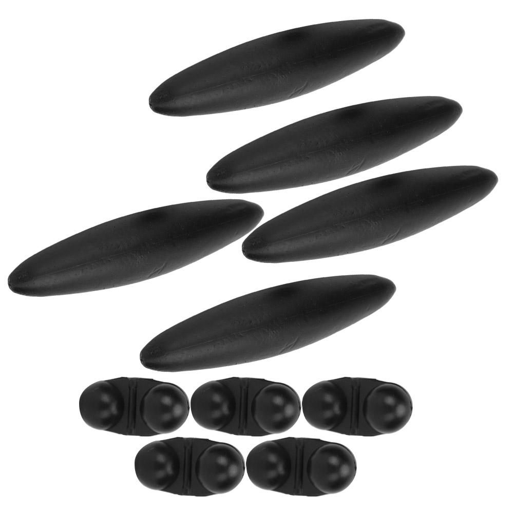 5ks Přenosné EVA plováky na sumce a příslušenství pro lov zvonů High Strength Black