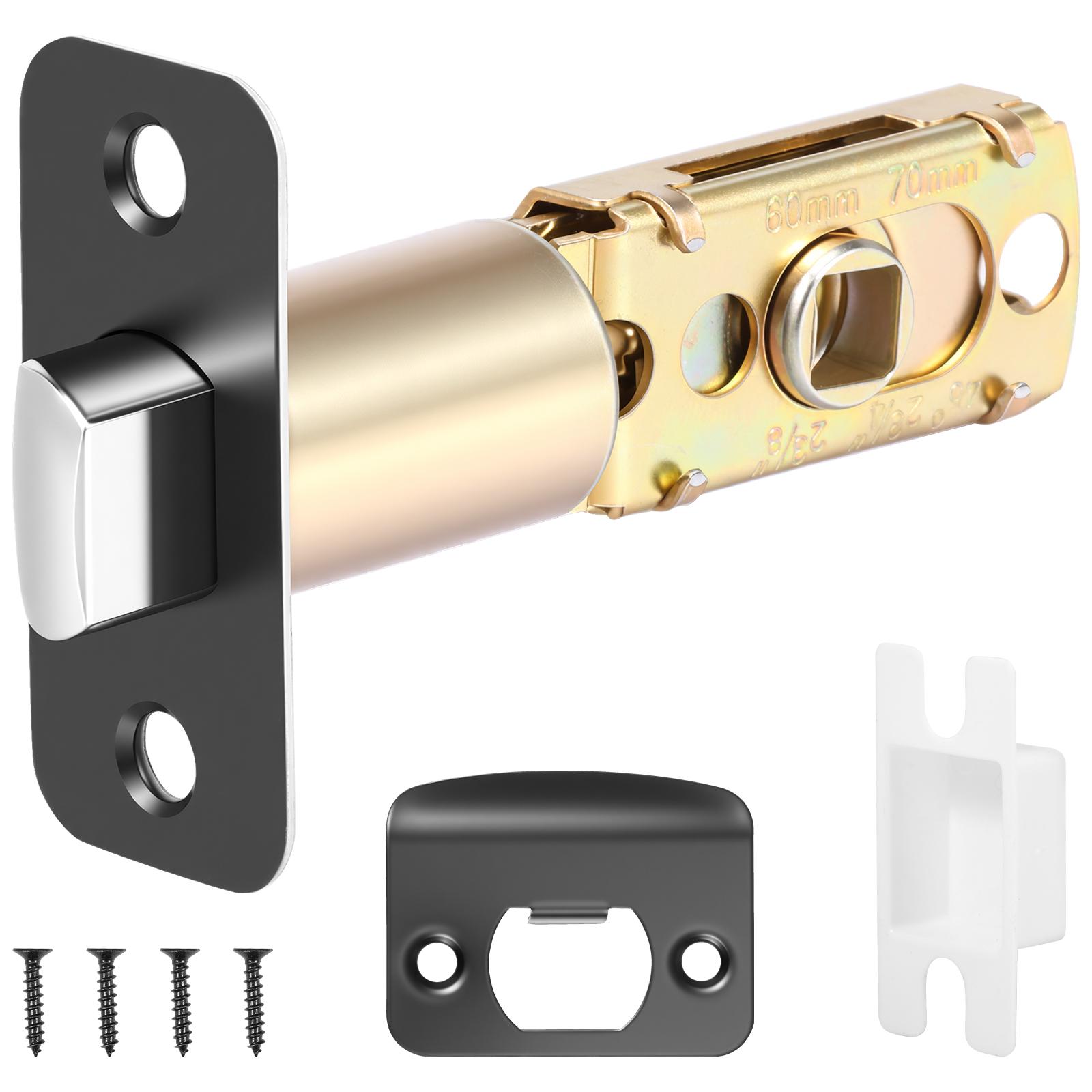 

45° Turning Angle Stainless Steel Internal Bathroom Privacy Door Lock Passage Latch Lock Body Lock Core Lockcase Repair Fittings