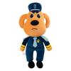 Adorable Plush Police Dog Toy for Kids Soft Stuffed Animal Officer with Uniform Perfect Gift for Children