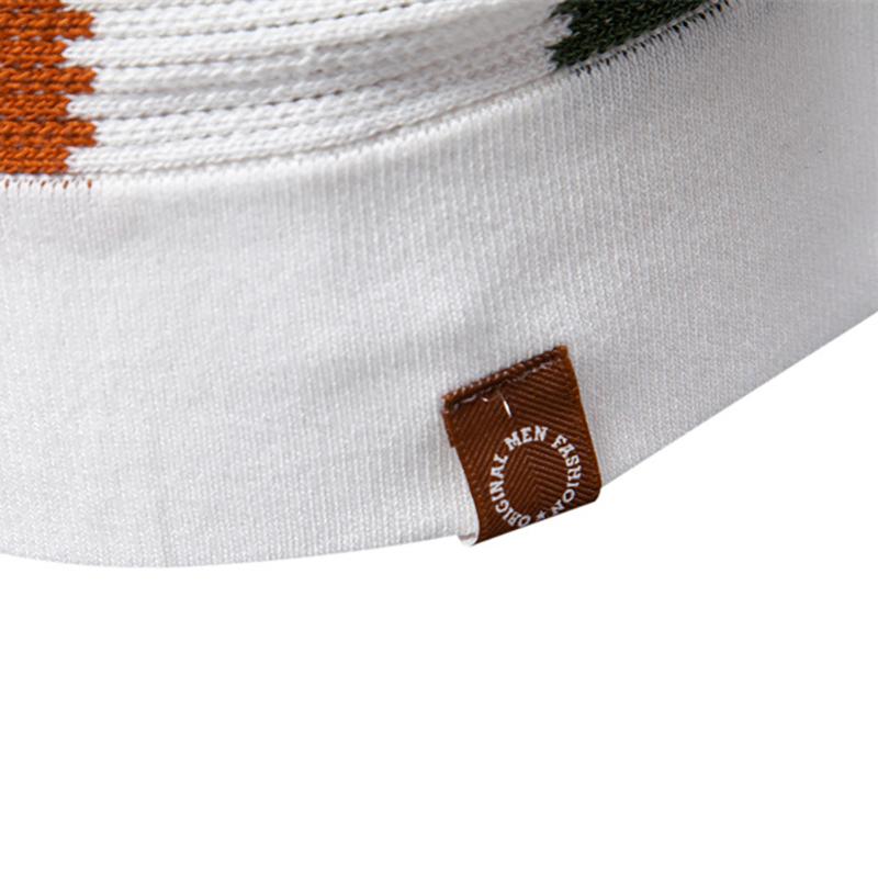 Gant 2025 Summer Embroidery New Breathable Hollow Men's Short Sleeve Polo Sweater Striped Knitted Polo Sweater for Men