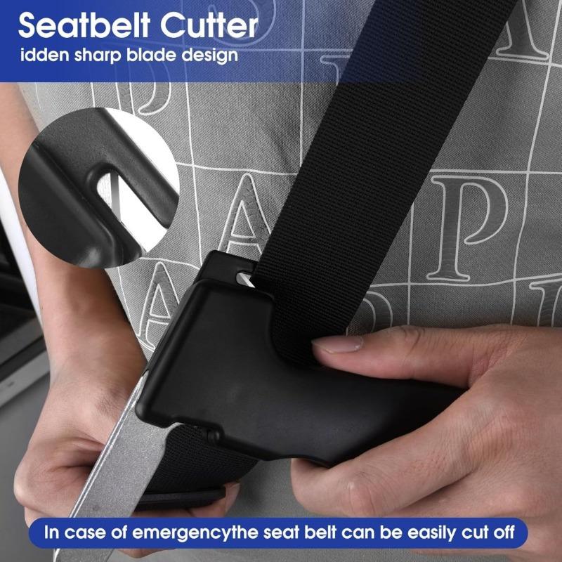 Vehicle Support Handle, Car Door Latch Assist Grab Bar, Elderly Automotive Door Assist Handle, Standing Mobility Aid for Car with Glass Breaker