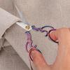 Vintage Stainless Steel Paper-cut Embroidery Scissors Multicolor DIY Handmade Thread Fabric Scissors