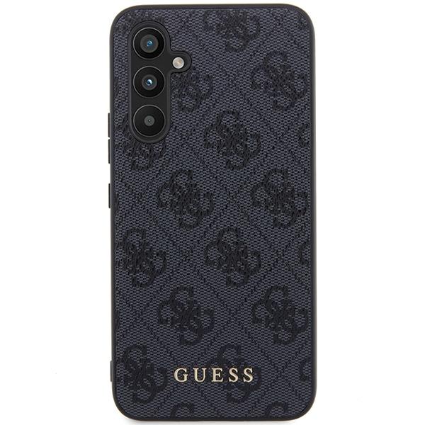 Guess Guhcs23Feg4Gfgr S23 Fe S711Šedý/Grey Pevný obal 4G Kovové Zlaté Logo