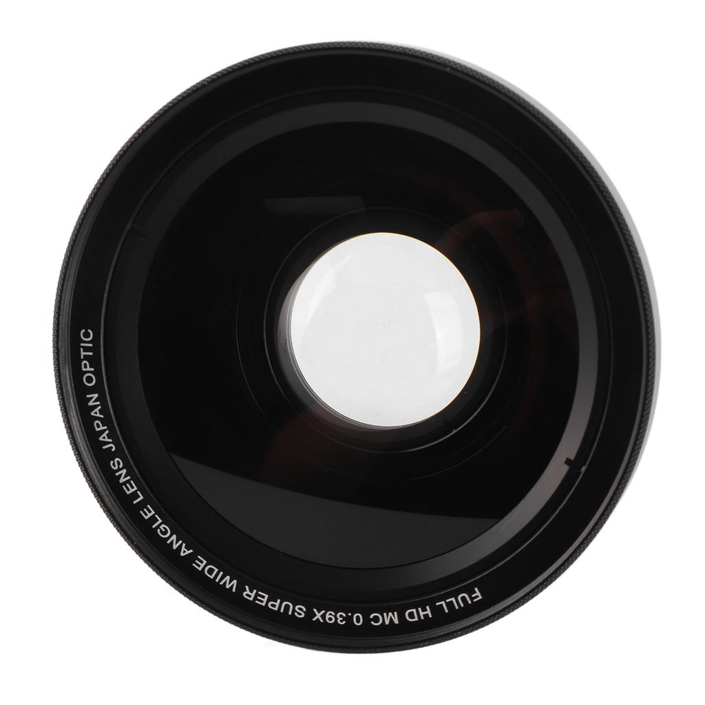 Digital videokamera vidvinkelobjektiv 0,39X 37mm gränssnitt HD professionell kamera vidvinkelobjektiv för D4993