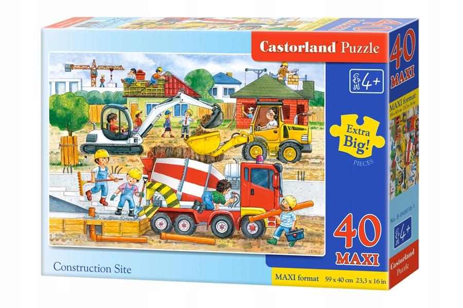 Puzzle 40 pieces Maxi B-040018-1 Construction Site