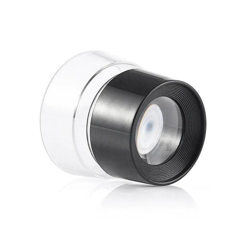 10X Cylinder Desktop Mini Magnifier Textile Printed Stand Acrylic Loupe Watch Repair Hand Magnifier jewelry Loupe