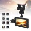 3in Motorcycle Camera Dash Cam Driving Recorder 1080P FrontRear View with Cable Control