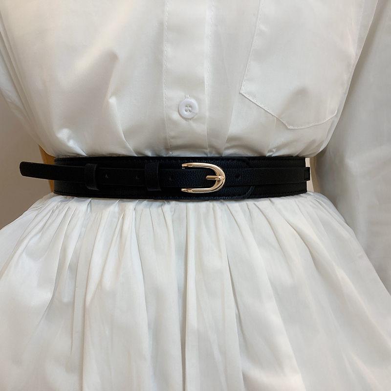 

Elegant Black Pu Wide Waist Belt For Women Perfect For Dresses And Shirts