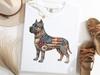 Cane Corso 4th of July Faux Patch Print Shirt, Patriotic Cane Corso American Flag Tee, Dog Lover Gift