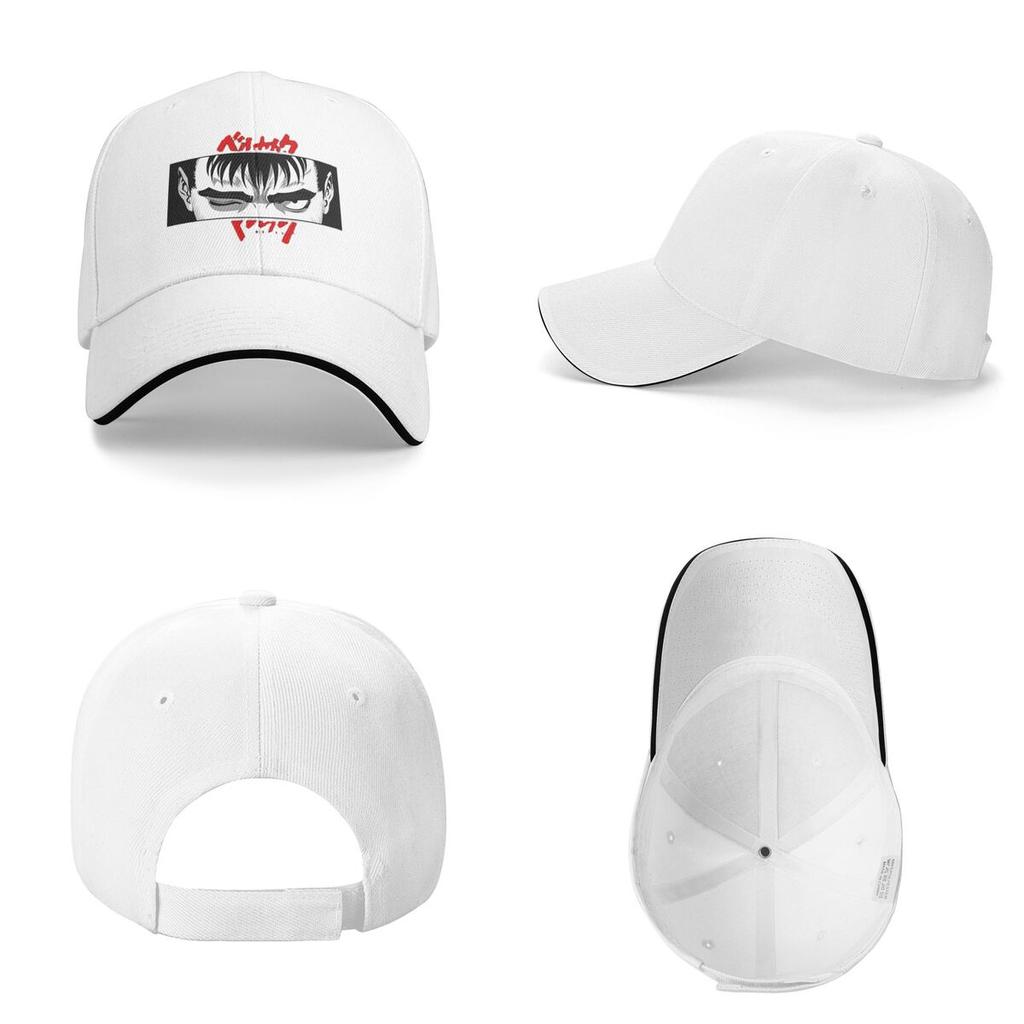 Unisex Czapki z daszkiem Japońskie Anime Berserk Logo Outdoor Streetwear Letnie Sportowe Czapki Baseballowe Hip Hopowa Czapka Casquette Czapki
