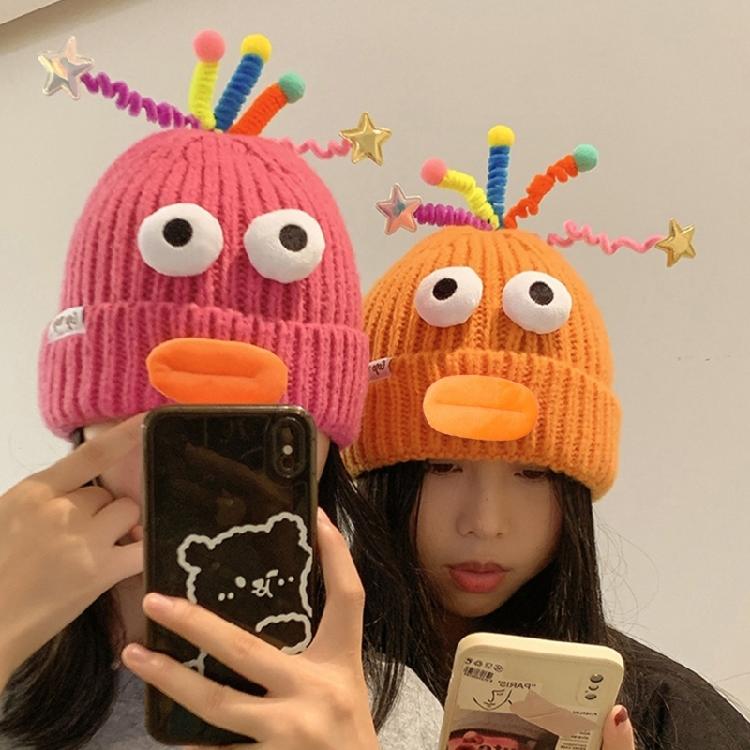 Slouchy Funny Clown Beanies Winter Warm Skull Cap Knitted Beanie Accessories