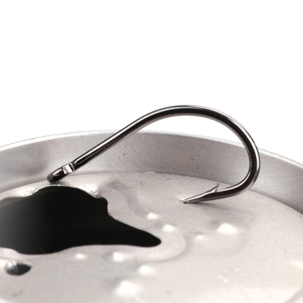 50pcs Fishing Hooks Beak Offset Circle Hook High Carbon Steel Barbed Long Shank Hooks With Box Package For CARP Saltwater Freshwater