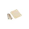 Fender Parts Vintage Neck Plate Serial Number or 4-Bolt "Plain" (No Logo) (Gold)