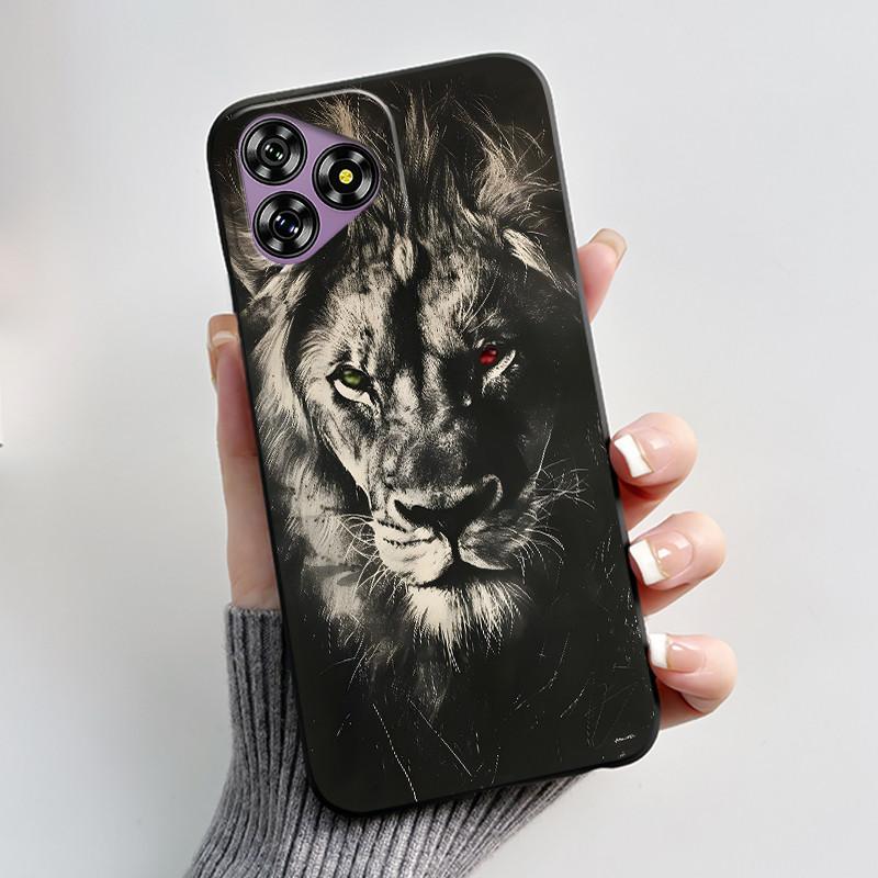 For Oukitel C53 Case Luxury Cute Love Rabbit Funny Black TPU Soft Silicone Protective Phone Case For OukitelC53 C 53 Back Cover