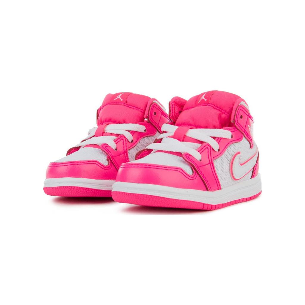 Jordan 1 Mid Hyper Pink White TD 644507-611