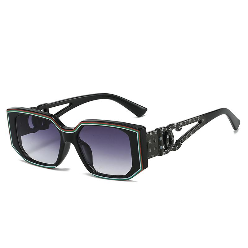 

New Fashion Luxury Designer Sunglasses Women Vintage Letter Outdoor Trendy Shades Summer Travel Glasses