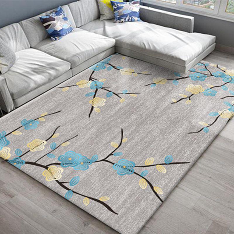 Modern Nordic Rectangular Carpet - Cozy Living Room, Sofa, Coffee Table, or Bedroom Mat