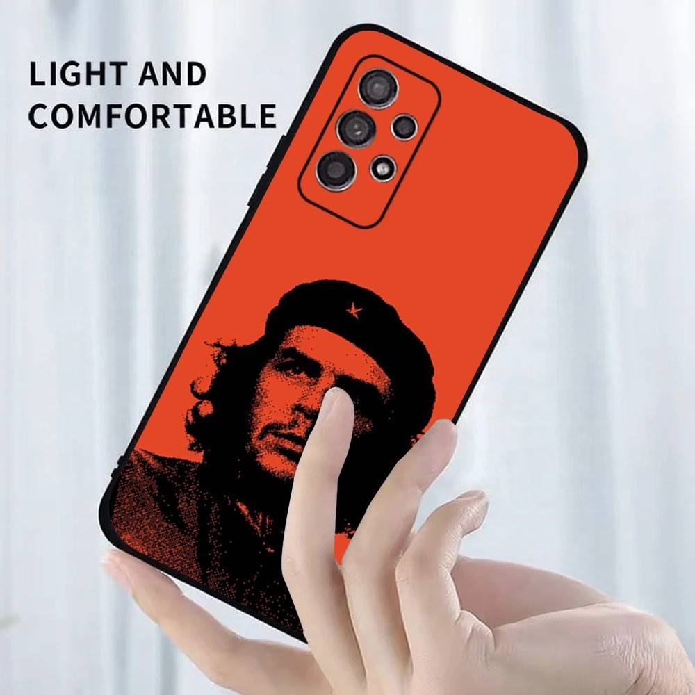 Che G-Guevara ES Phone Case For Samsung S25,S24,S23,S22,S21,S20,S10,Ultra,Plus,Lite,FE,Soft Silicone Black Cover