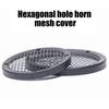 Speaker Cover with Cell Pattern Center, Black Circular Front Guard for Sound Cabinet Repair and Box Project Use