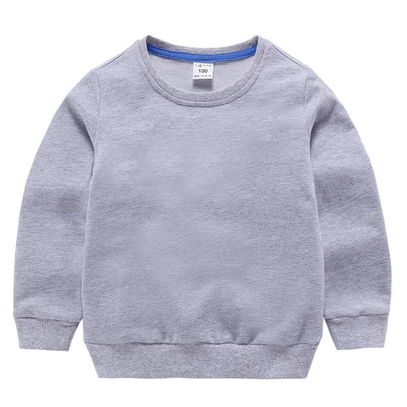 Spring Baby Girls Boys Sweatshirts Kids O-Neck Cotton Pullover Shirts Children Casual Loose Bottoming Tops Clothes