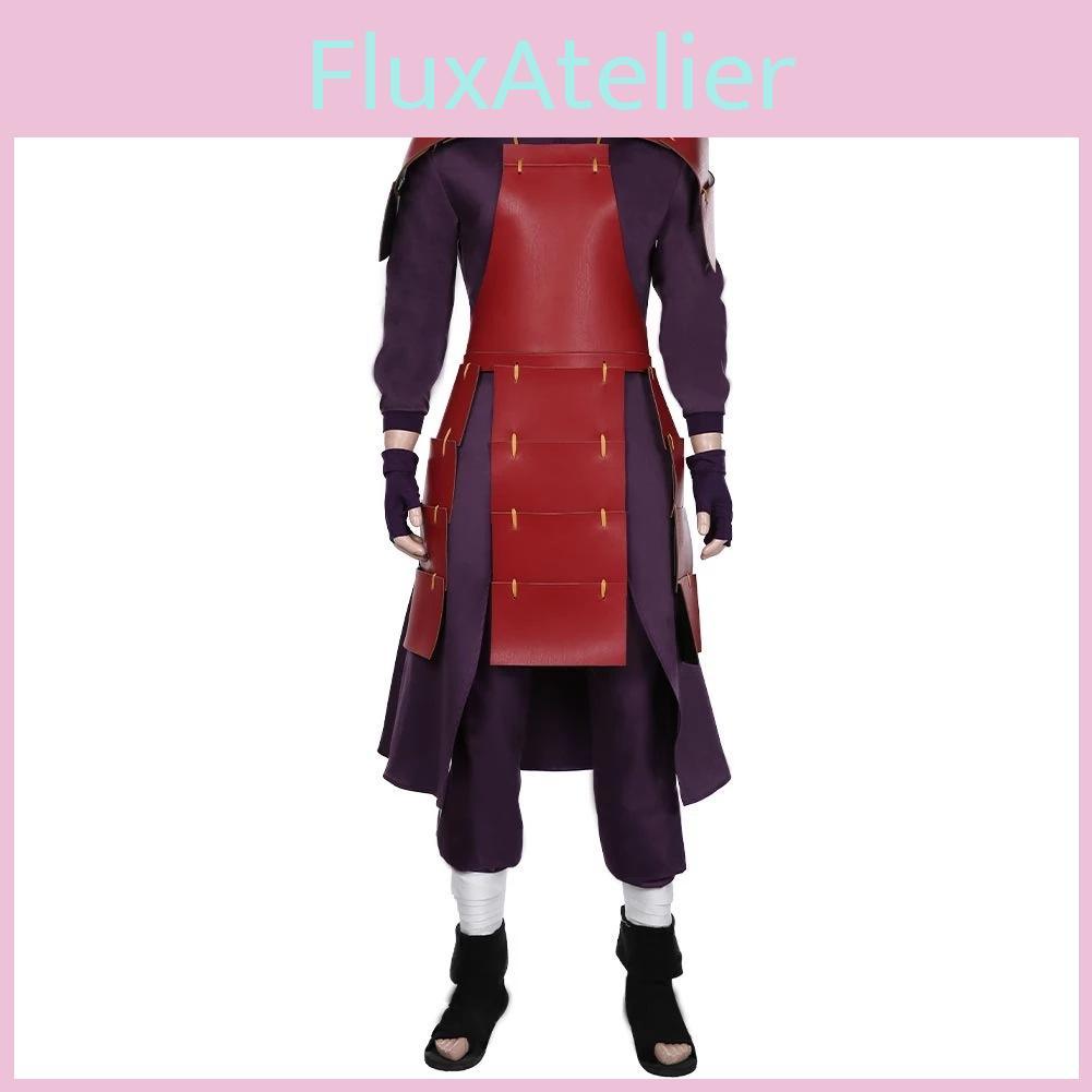 Naruto Uchiha Madara Cosplay-Kostüm aus hochwertigem Polyestergewebe für Anime-Fans
