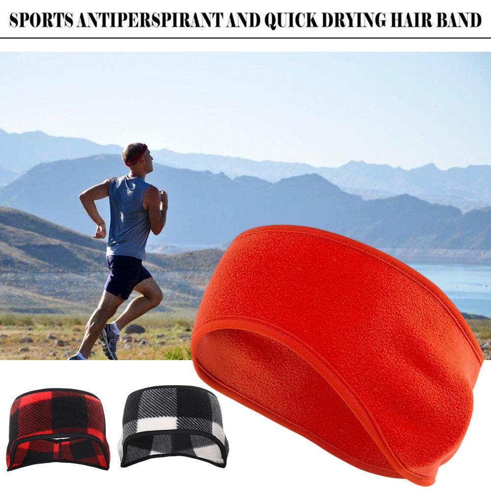 Outdoor Sports Headband Thermal Elastic Fleece Winter Unisex Cycling
