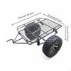Metal Crawler Carrier/10 Scale RC Trailer Flatbed for Trail Runs