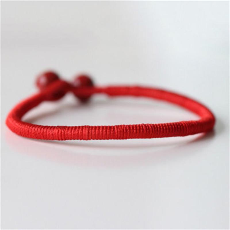1pcs Unisex Good Luck Hand-woven Lucky Red Rope Bracelet