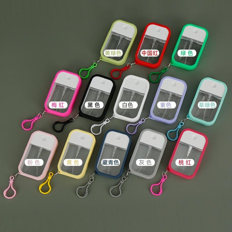 1 stücke 50ml Tragbare Reise Spray Flasche mit Haken für Make-Up Entferner Toner Lufterfrischer Feuchtigkeitscreme