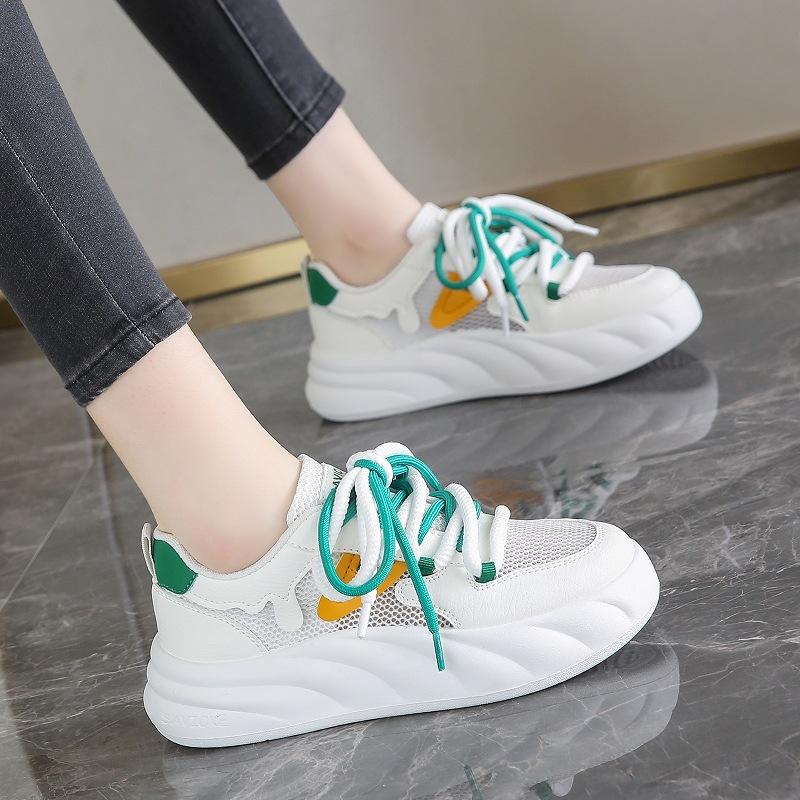 Women's Shoes 2024 New Winter Fashion Breathable Trend Wear-resistant Casual Shoes Platform Low-top Dad Shoes Women's