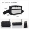 Whatna Leather Crossbody Chest Thick PU Leather Messenger Horizontal Fits iPad Shoulder Crossbody Cycling Men's One-Shoulder Bag, Bag, Bag, Bag,