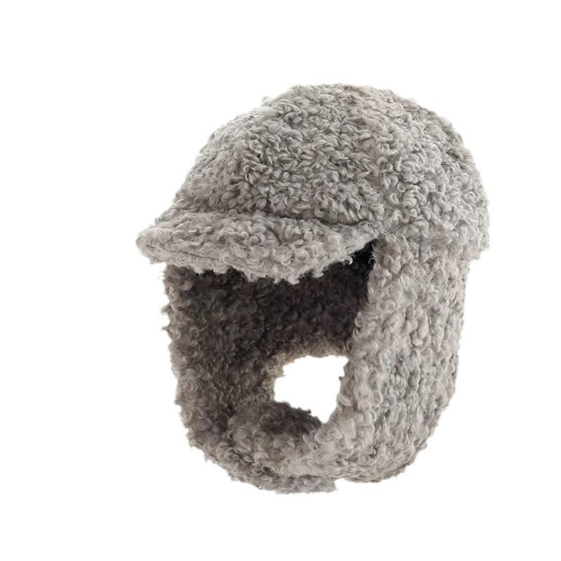 Winter Warme Ohrenschutzmütze Plüsch Kälteschutzmütze Niedliche Ins Nische Lei Feng Mütze